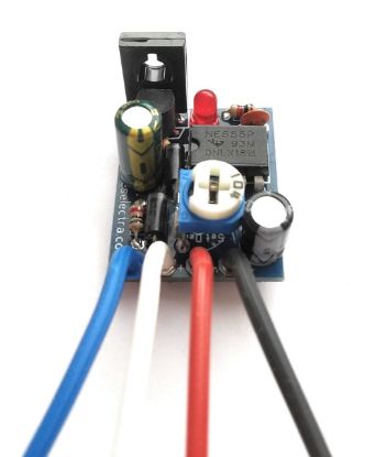 Picture of Car airbag light timer switch time relay 1 to 10 sec kit delay OFF 12V 1A 12W