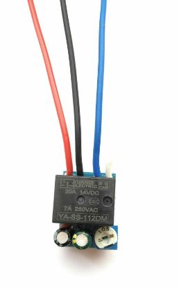 Picture of mini smd car timer switch relay 1-150 sec delay stop off 12V 20A direct 12V out  