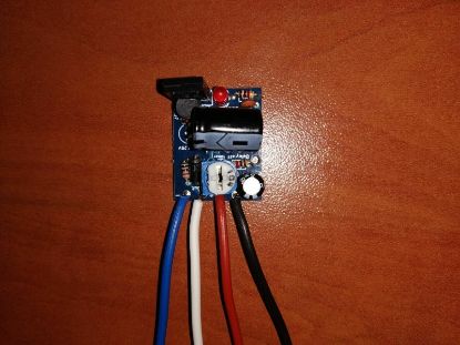 Picture of car SRS airbag light timer switch time relay 1- 10 sec kit delay off 12V 1A 12W