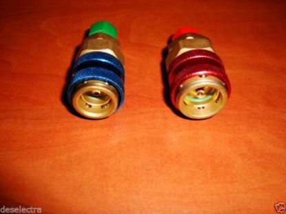 Picture of Quick Service Straight Coupler Set for R134a Car Air Conditioning – Low & High Side