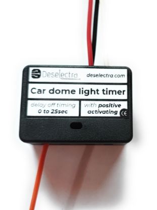 Picture of Positive switching car dome interior light delay switch timer 1-25sec, 10A, 12V