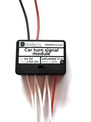 Снимка на Регулируем LED модул за мигачи с 5 последователни LED индикации - автомобили