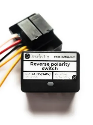 Picture of DC Motor Garage Door, Reverse Polarity Switch, DPDT Module, 2A 12V