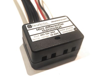 Picture of Compact Differential Thermostat for Home Solar Water Heating Systems, 12-220V, 10A
